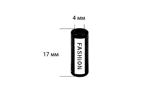 Наконечник металлический TC13, 17х4 мм, черный