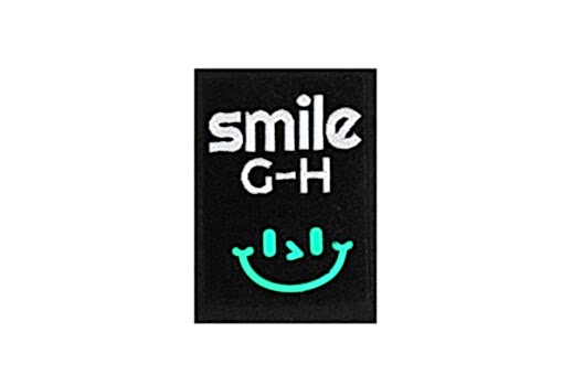 Нашивка Smile, 4.5х3 см