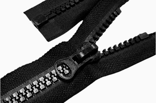 Молния трактор MaxZipper пластиковая, тип 8, разъемная, черная, 60 см